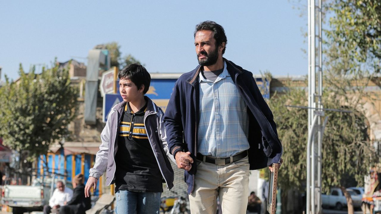 Amir Jadidi (à droite), l'énigmatique « héros » d'Asghar Farhadi.
