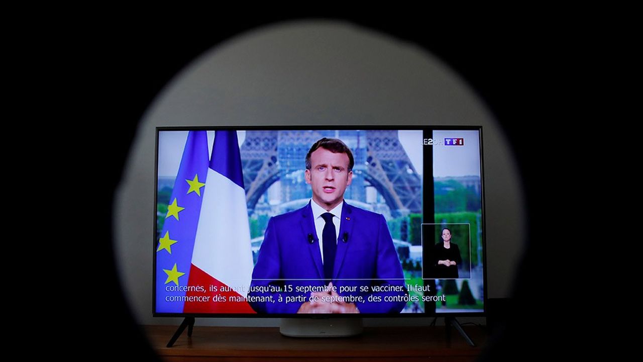 Allocution du président Emmanuel Macron du 12 juillet dernier, annonçant la création du passe sanitaire.