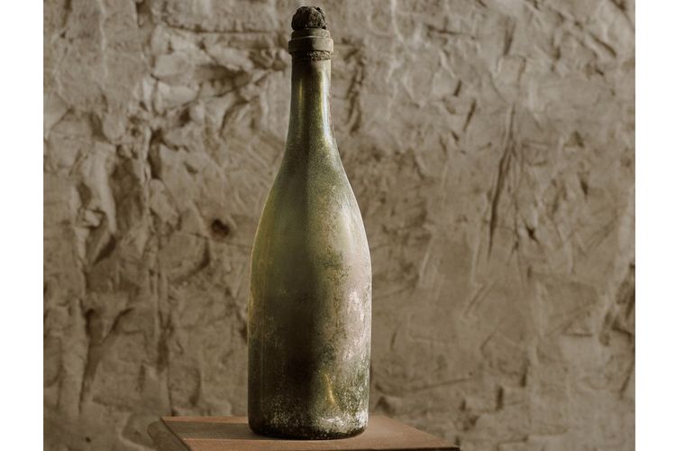 Ce millésime 1874 de Perrier-Jouët, conservé durant 147 ans dans les caves de la maison à Epernay, a été vendu aux enchères plus de 50.000 euros début décembre.