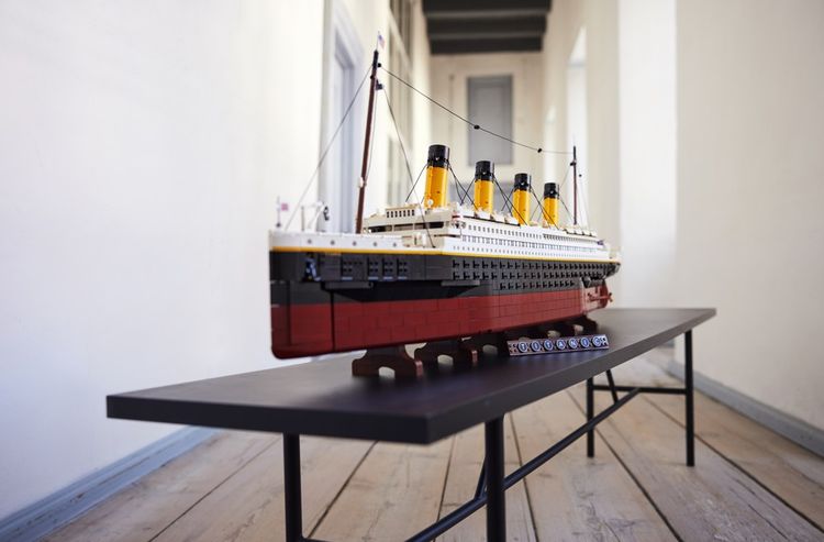 La maquette du Titanic sortie par Lego en 2021.