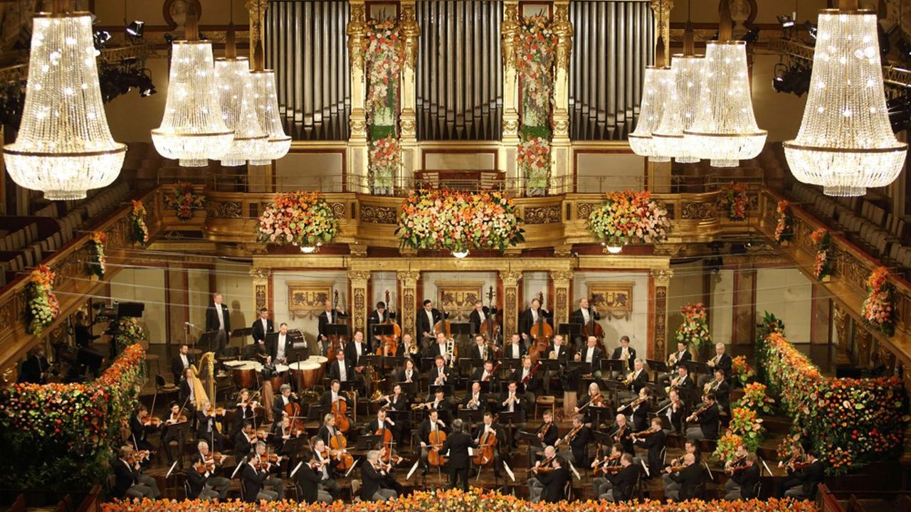 Le Wiener Philharmoniker dirigé par Riccardo Muti au Concert du Nouvel An.