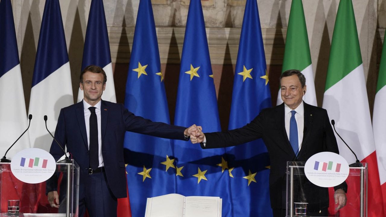 Emmanuel Macron et Mario Draghi proposent une nouvelle stratégie de croissance, qui suppose des investissements communs et des règles budgétaires « plus adaptées ».