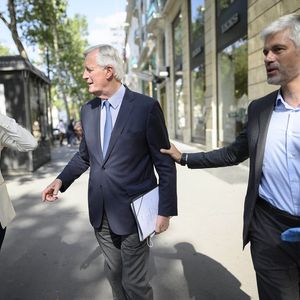 Valérie Pécresse, Michel Barnier et Laurent Wauquiez en juin dernier à Paris.