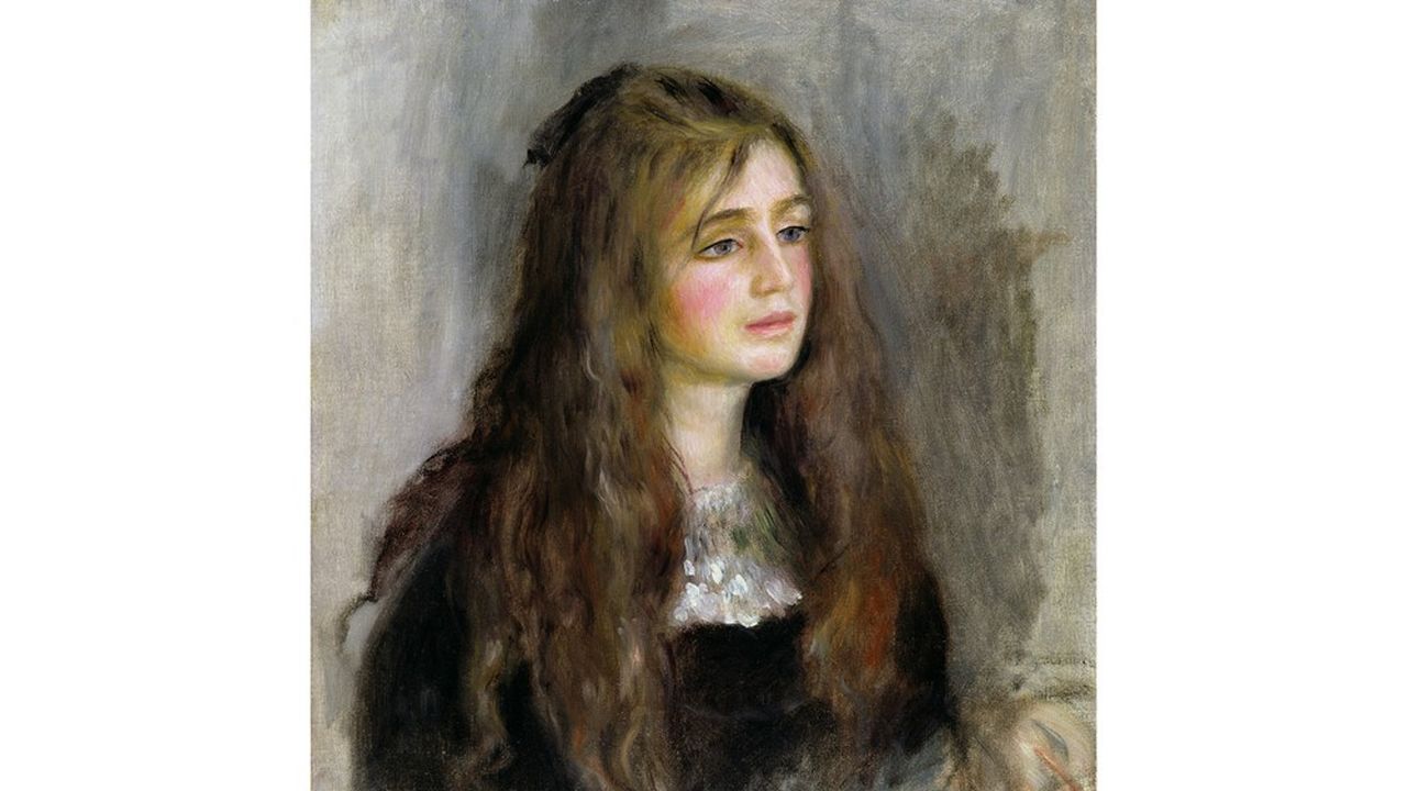Portrait de Julie Manet (1894) par Pierre Auguste Renoir.