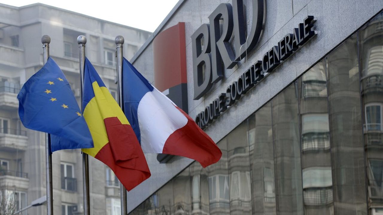 Société Générale a réduit sa présence en Europe de l'Est à trois pays : la République tchèque avec KB, la Roumanie avec BRD (en photo) et la Russie avec Rosbank.