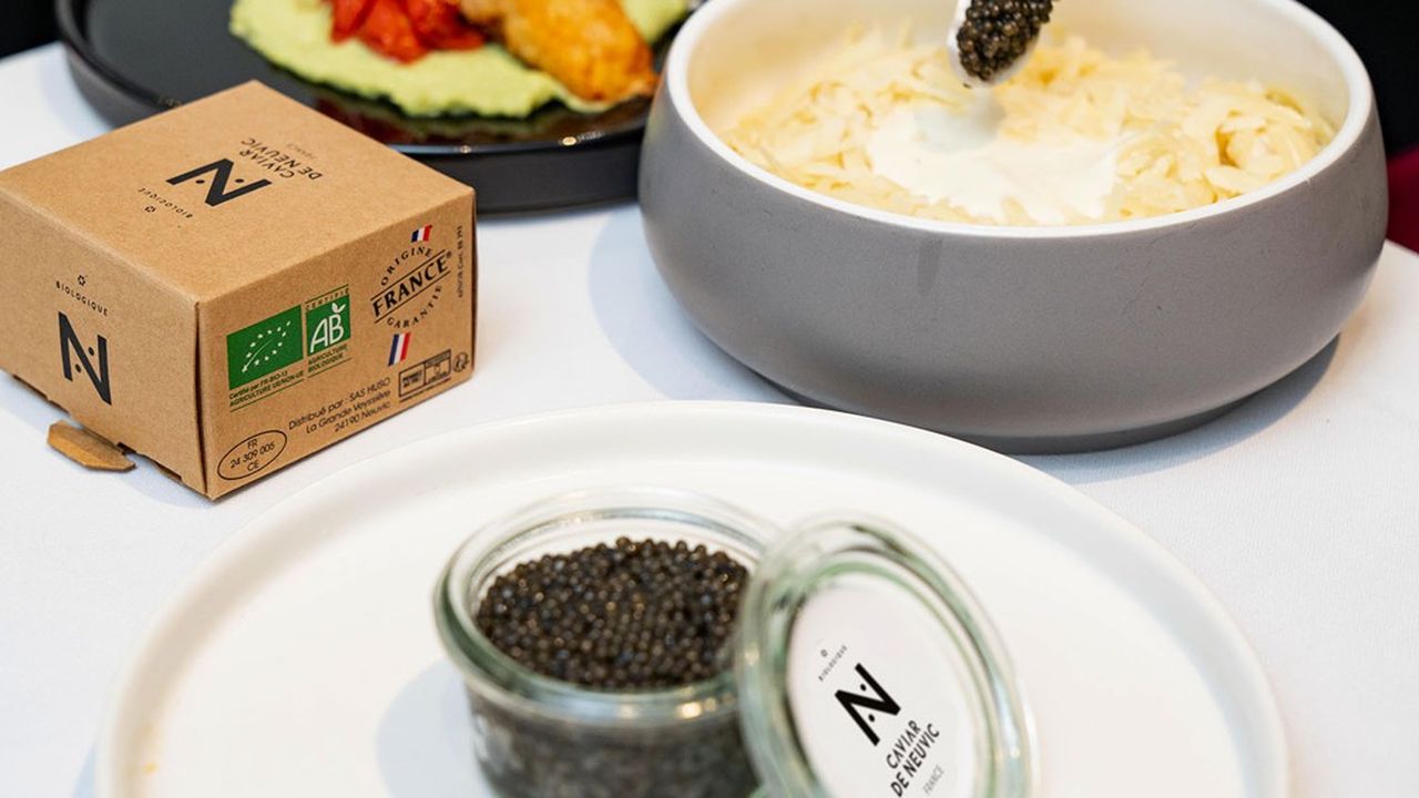 Caviar de Neuvic réalise plus de 80 % de son chiffre d'affaires au mois de décembre.