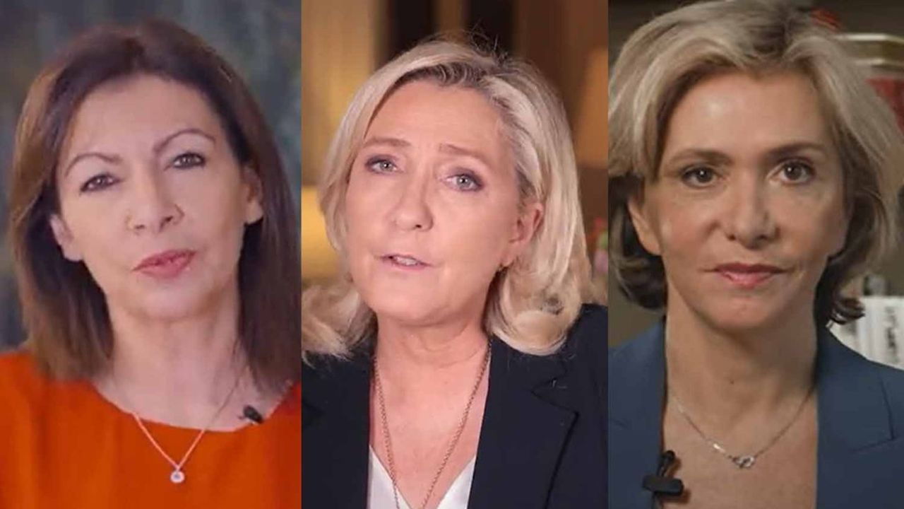 Anne Hidalgo Marine Le Pen et Valérie Pécresse ont présenté leurs voeux aux Français vendredi.