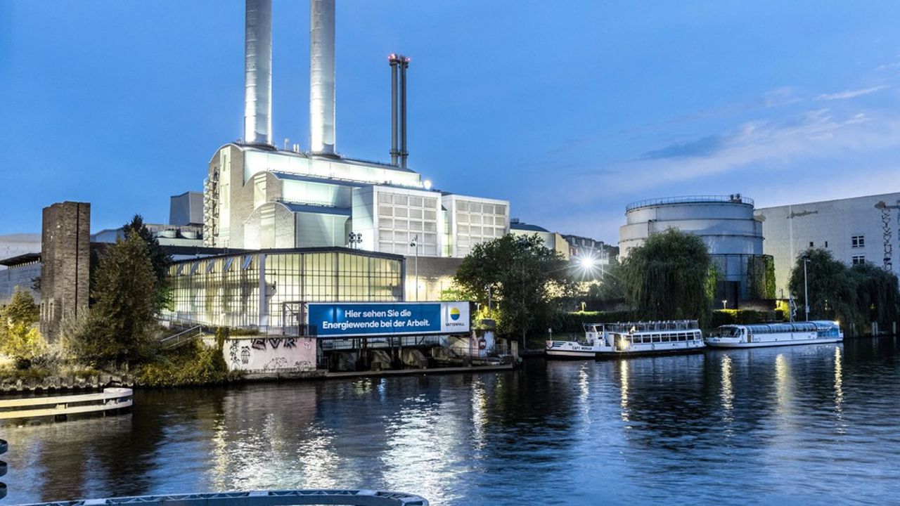 Centrale électrique au gaz à Berlin. Le gaz assure 20 % de la génération d'électricité de l'Union européenne.
