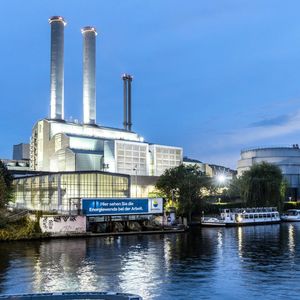 Centrale électrique au gaz à Berlin. Le gaz assure 20 % de la génération d'électricité de l'Union européenne.