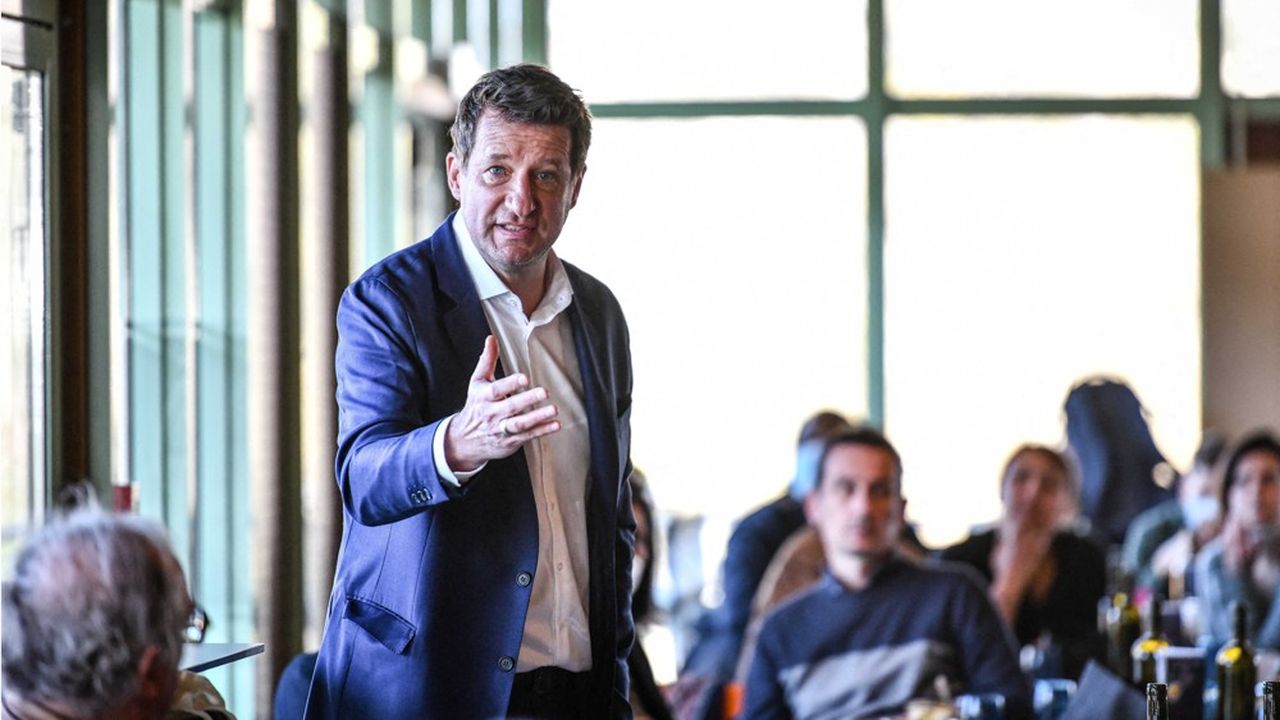 Le candidat écologiste à l'élection présidentielle, Yannick Jadot, à Bordeaux le 5 janvier.