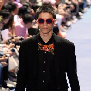 Tiago Vieira de Lima, lors d'un défilé Louis Vuitton en juin 2018, pendant la Fashion Week de Paris.