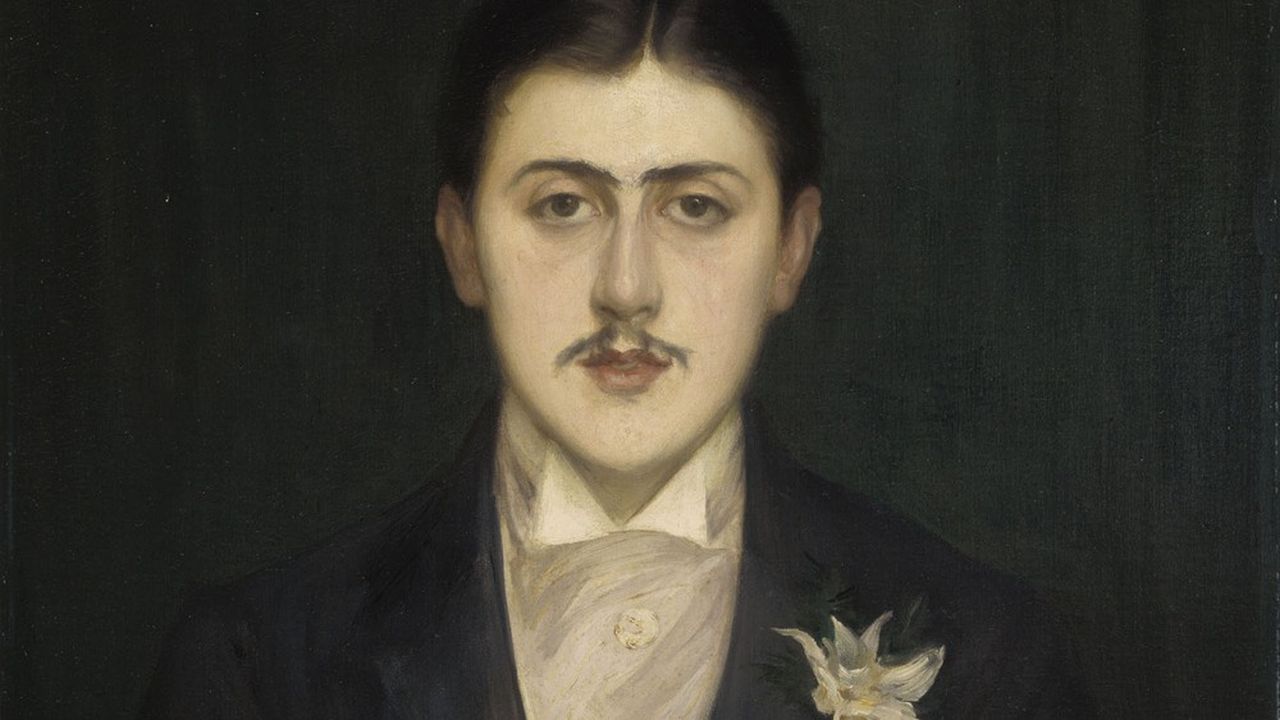 «Portrait de Marcel Proust», par Jacques-Emile Blanche (1892).
