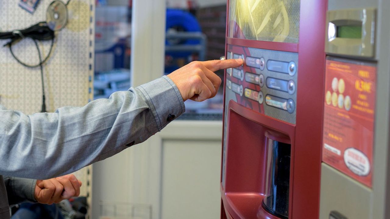 Quelque 450.000 distributeurs automatiques sont installés dans les entreprises.