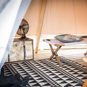 La tente Explorateur du «Whaka Lodge», version tout confort de l'hôtellerie de plein air.