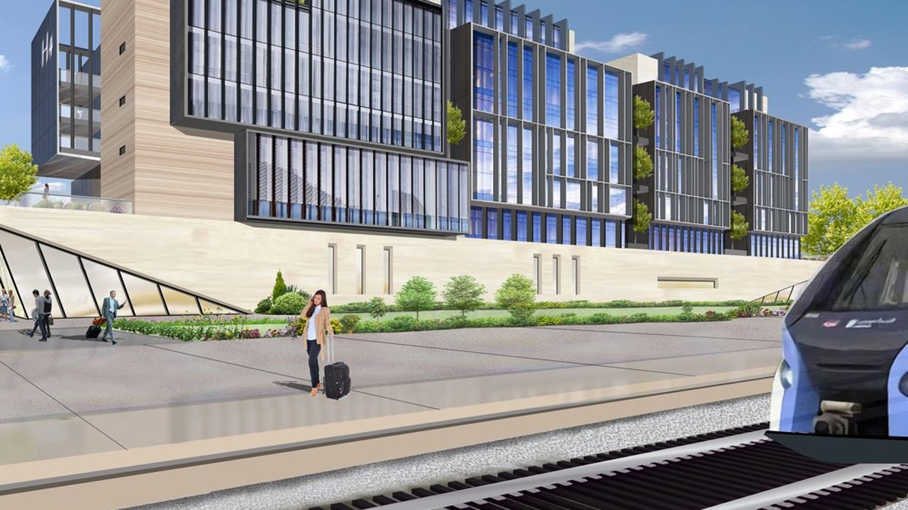 Le programme mixte Prélude prévoit de transformer la gare de Melun en hôtel multi-usages qui comprendra 4.700 m² de bureaux transformables, un hôtel, une maison médicale, un restaurant et des espaces de services.