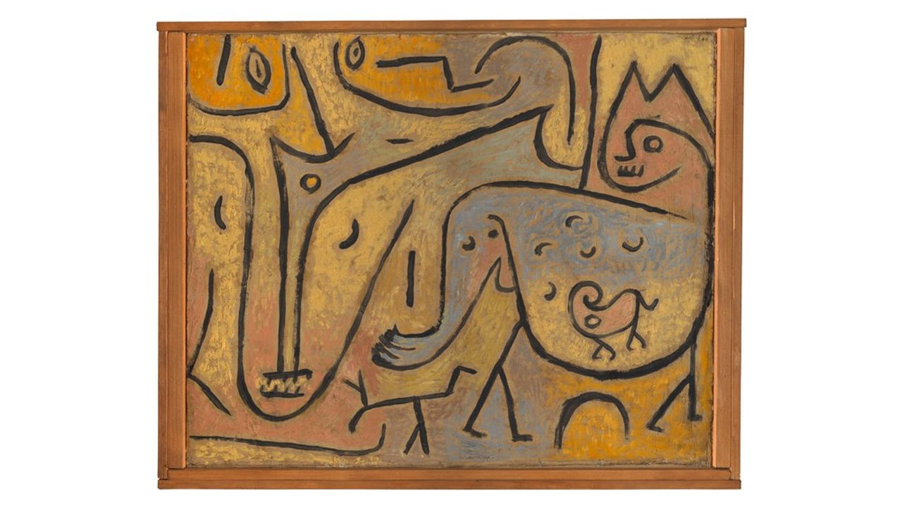 Paul Klee, « Des animaux se rencontrent », 1938.