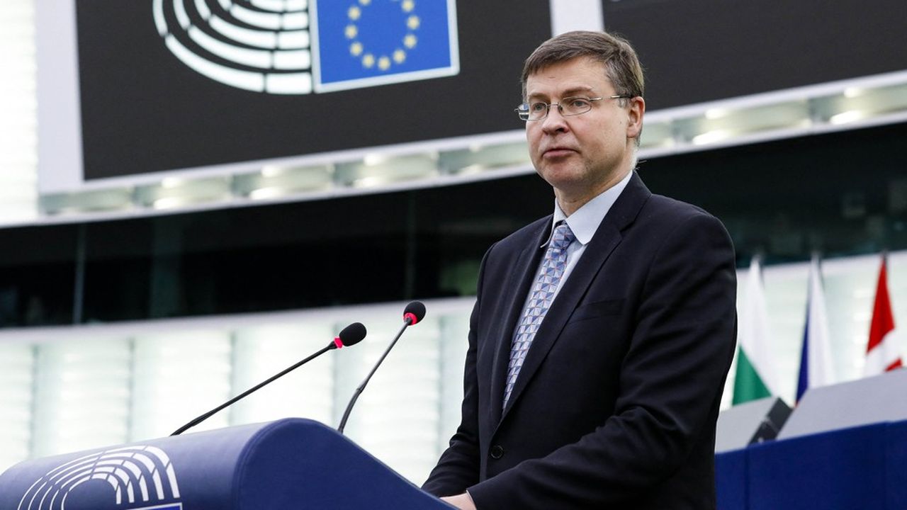 Le vice-président exécutif de la Commission européenne Valdis Dombrovskis, en charge du Commerce, mène la charge contre Pékin.