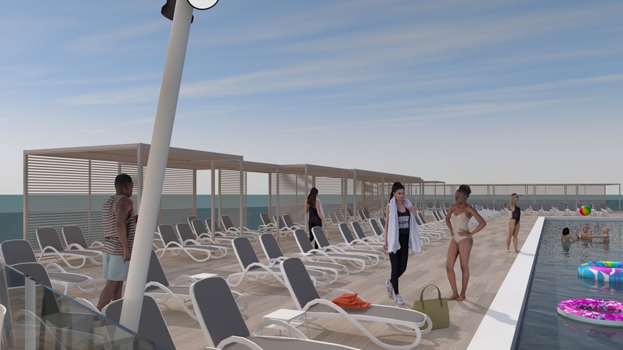 Le club vacances Belambra Les Salins disposera d'une piscine panoramique à débordement avec vue sur mer