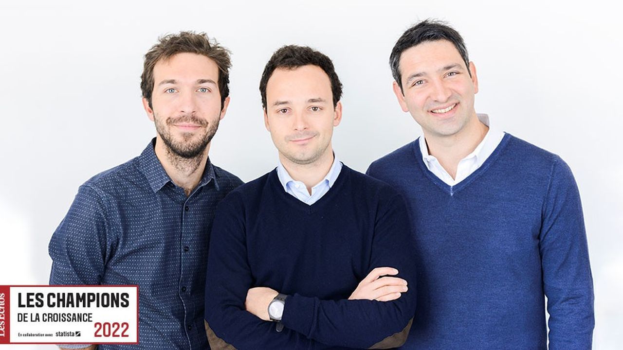 Les fondateurs de Ouihelp : Bastien Gandouet, Pierre-Emmanuel Bercegeay et Victor Sebag (de gauche à droite).