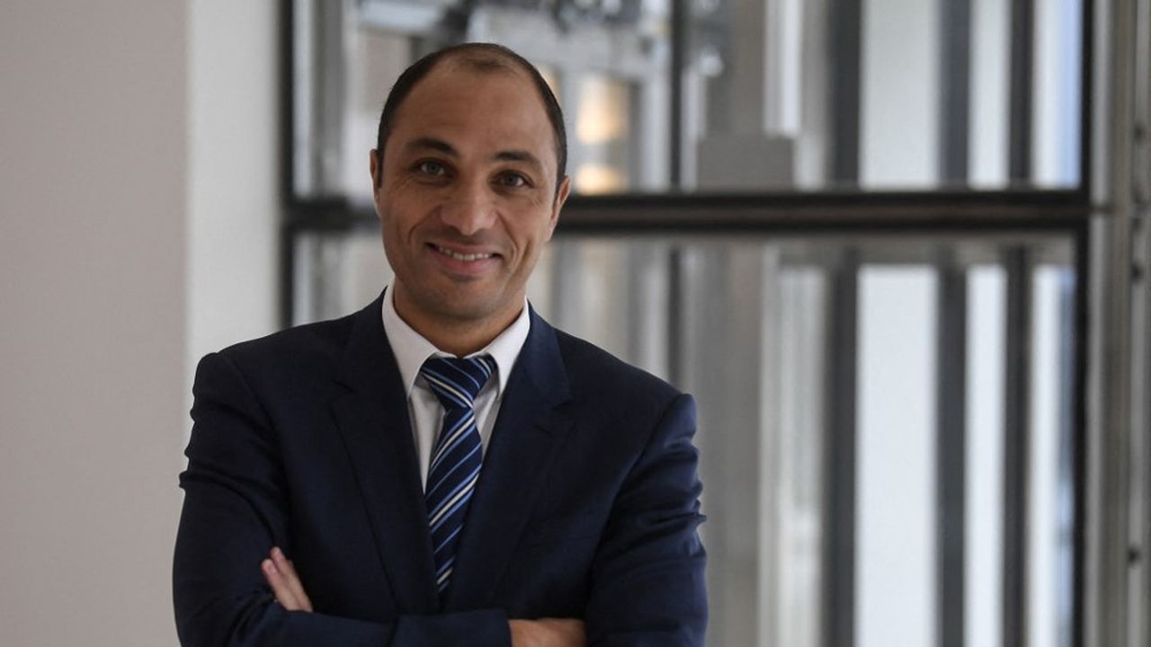 Sadri Fegaier, PDG et fondateur d'Indexia, en mars 2018 au siège de Romans-sur-Isère