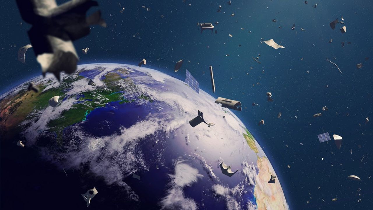 Plus d'un million de débris de 1 à 10 centimètres, suffisant pour endommager sérieusement un satellite, circulent dans l'orbite terrestre.