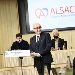 Le président de la Collectivité européenne d'Alsace, Frédéric Bierry.