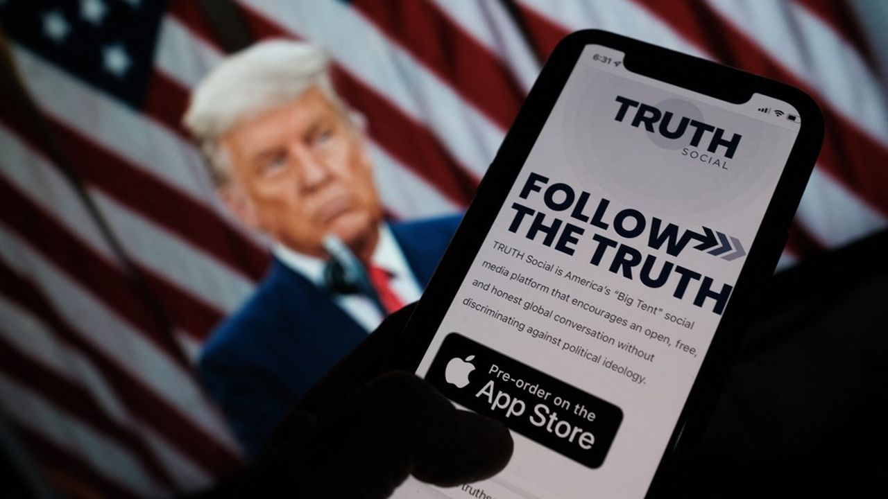 Trust Social est une présenté comme une alternative à Twitter ou Facebook dont Donald Trump a été banni.
