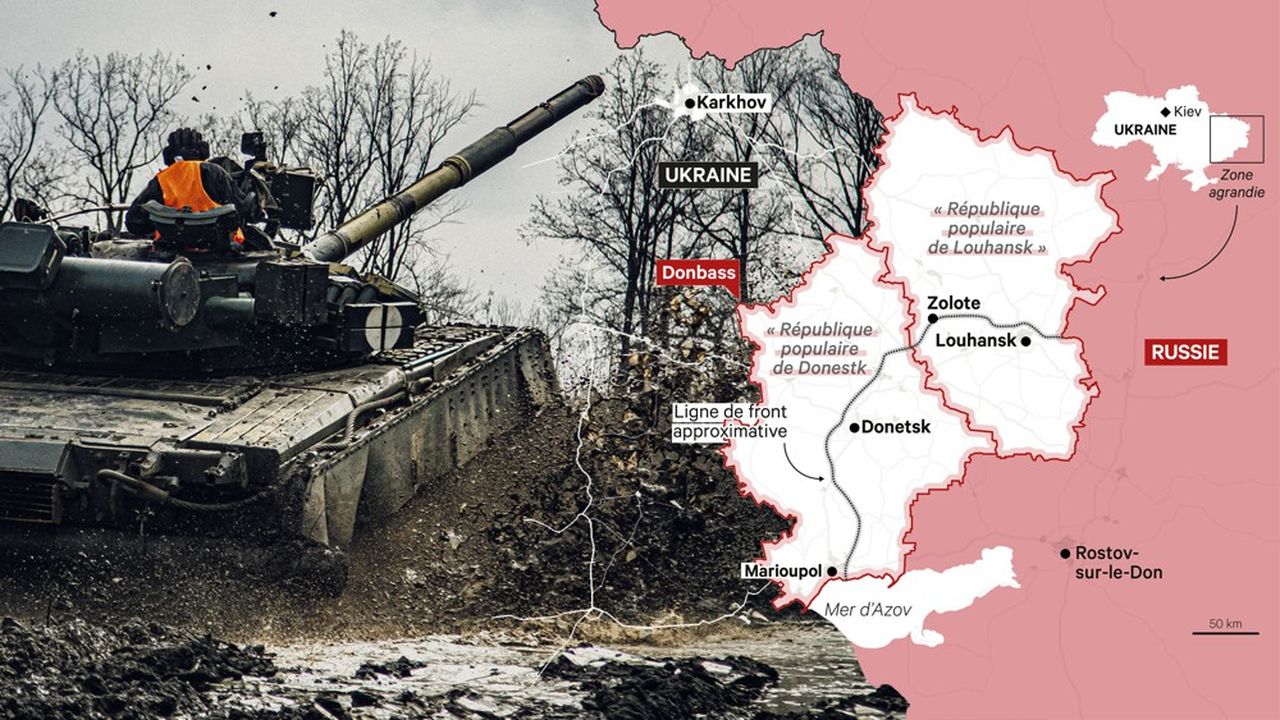 Ukraine - Russie : comprendre la crise en 4 cartes | Les Echos