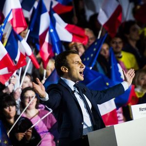 A trois semaines du premier tour en 2017, Emmanuel Macron avait déjà tenu un meeting à Marseille (photo d'archives).