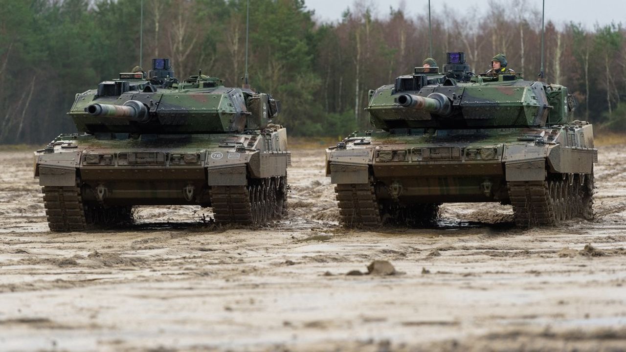 La Bundeswehr n'a plus que 300 chars et seuls 65 % sont opérationnels selon un rapport du ministère de la Défense.