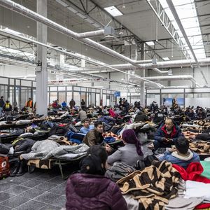 Des centres d'accueils temporaires ont été mis en place en Pologne pour accueillir les réfugiés ukrainiens.