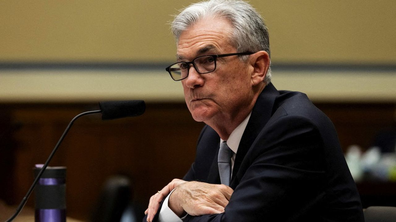 Le patron de la Fed, Jerome Powell, témoigne devant la Chambre des représentants à Washington en juin 2021. L'année dernière, la Réserve fédérale avait qualifié, à tort, l'inflation de « transitoire ».