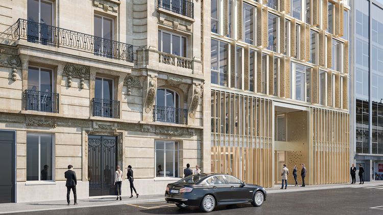 Pré-louée à 90 %, la Maison Bayard (cédée par LaSalle à La Française Real Estate Managers), située en lisière du Triangle d'or parisien, réunit tous les ingrédients du bureau « amélioré ». Conçu par l'agence Axel Schoenert Architectes, cet immeuble modulable à ossature bois, entièrement restructuré, propose 8.165 m2 d'espaces de travail, découpés en larges plateaux flexibles et espaces collaboratifs, ainsi que 740 m² de patios et jardins pour accueillir environ 740 postes de travail. Il se distingue également par la qualité de son offre servicielle (restaurant, espace wellness, auditorium, lobby, conciergerie, salles de réunion modulables.). Archipel végétal au coeur de la vie parisienne, Maison Bayard dispose aussi de terrasses accessibles à tous les étages et d'un rooftop avec potager.