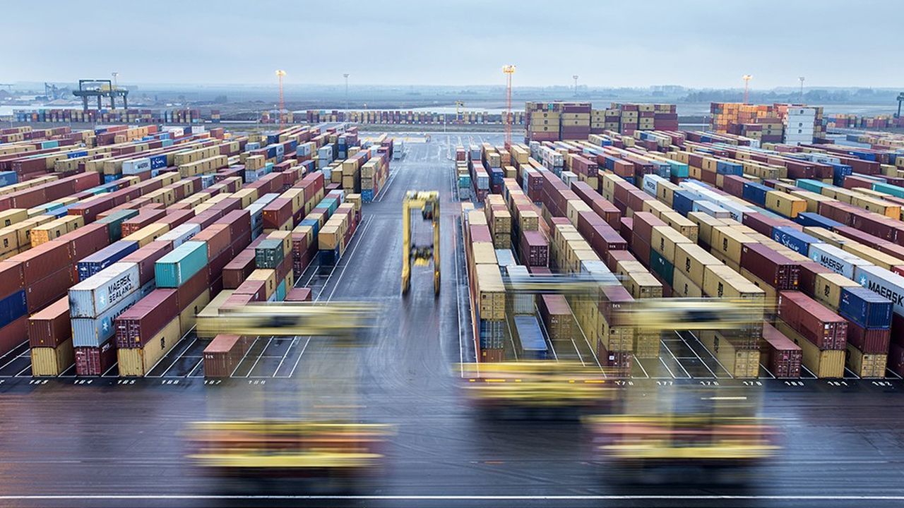 Dans le port d'Anvers. Malgré la pandémie, le deuxième européen pour les porte-conteneurs a connu une croissance de 1,4% de son trafic l'an dernier.