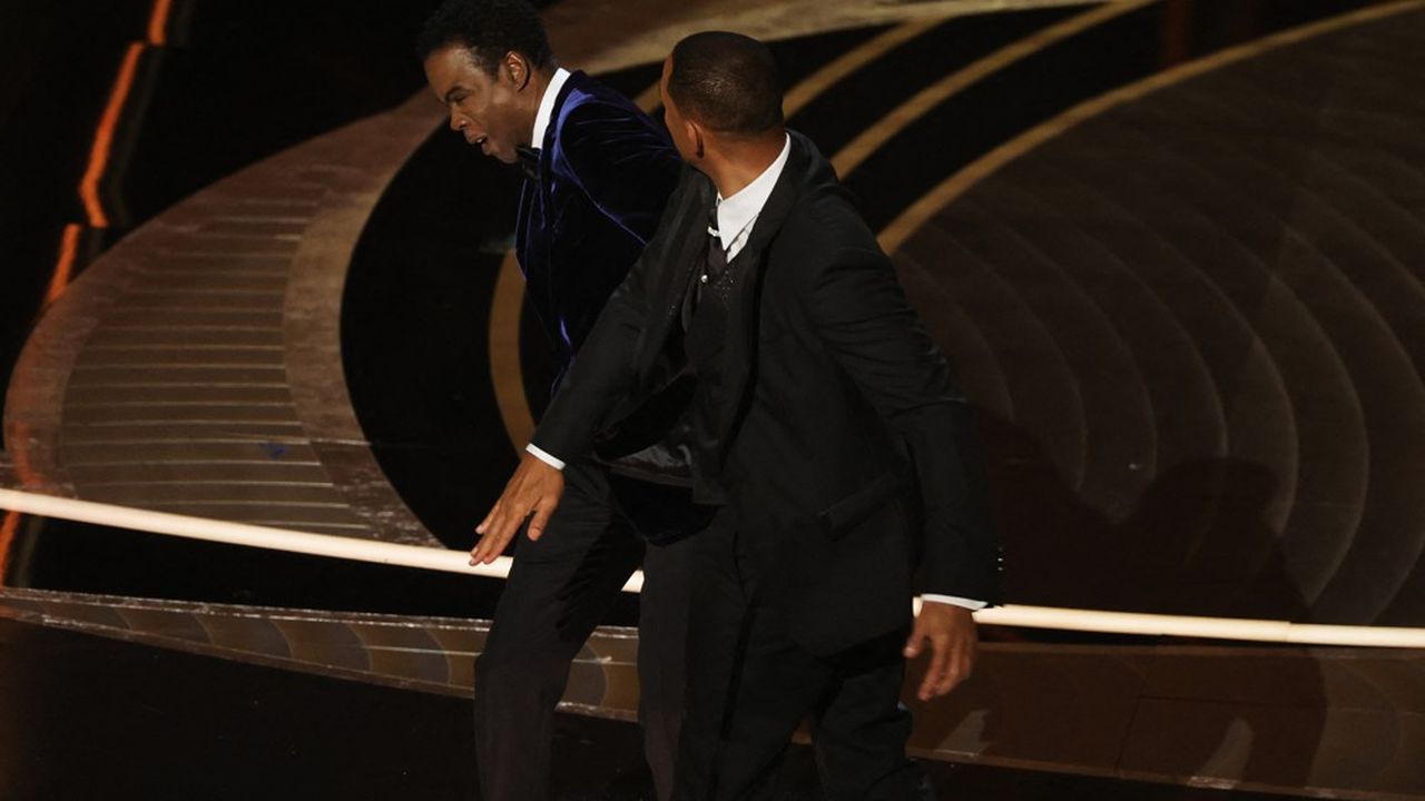 L'altercation entre Will Smith et Chris Rock lors de la 94e cérémonie des Oscars.