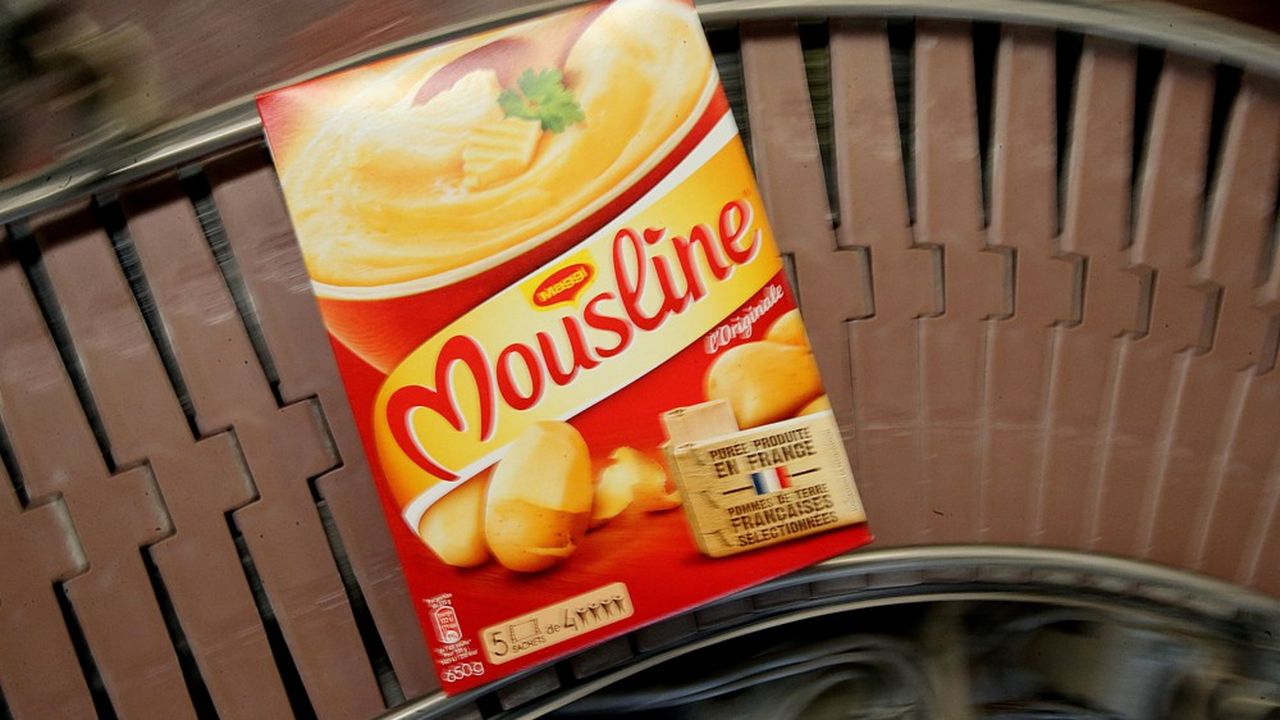 La marque de purée Mousline est fabriquée en France dans l'usine de Rosières-en-Santerre (Somme).