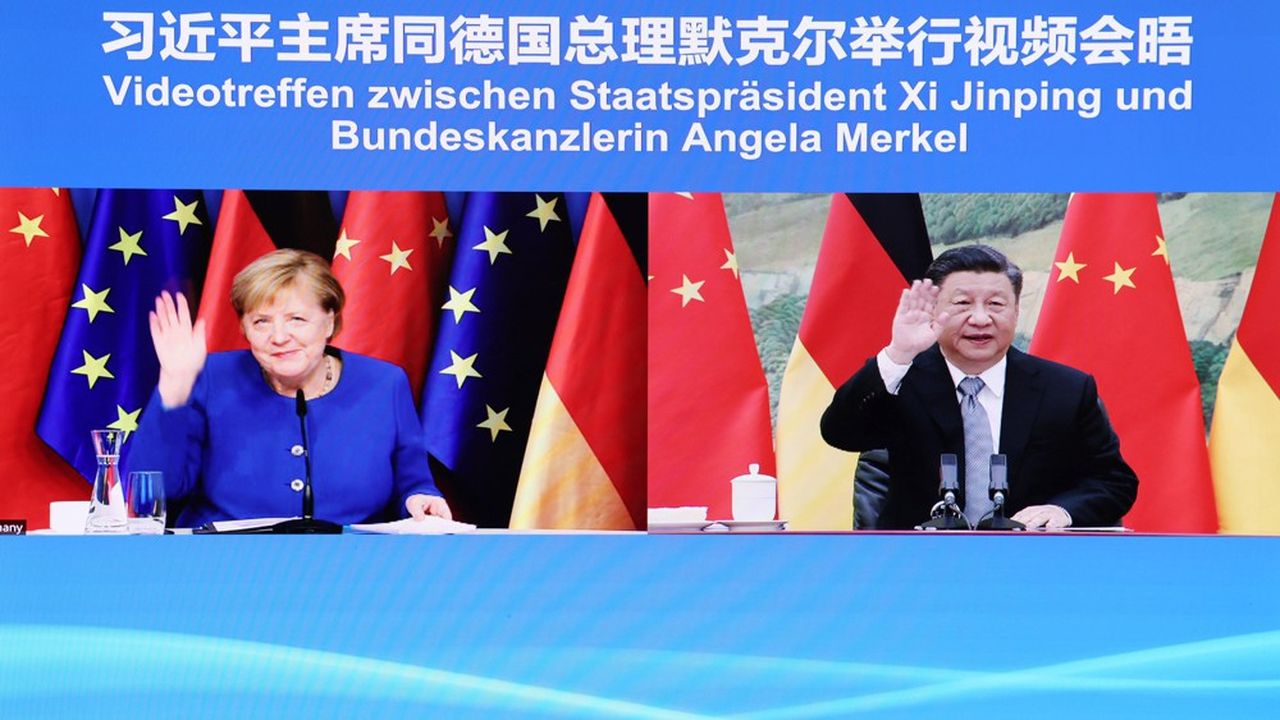 Après des années à soutenir les exportations en Chine, Angela Merkel a reconnu avant son départ du pouvoir qu'une évolution de la relation à Pékin était nécessaire.