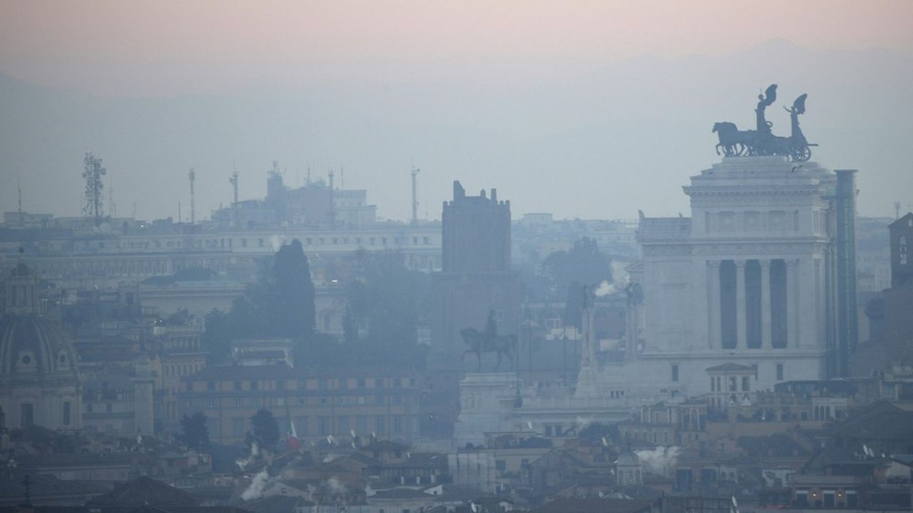 L'Italie (sur cette photo, Rome, le 17 janvier 2020) fait partie des pays les plus touchés par l'exposition aux particules fines.