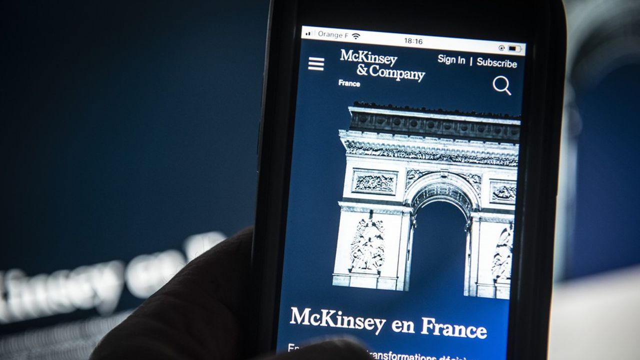 Le site de l'entreprise McKinsey.
