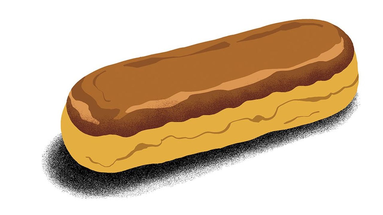 Éclair chocolat ou café