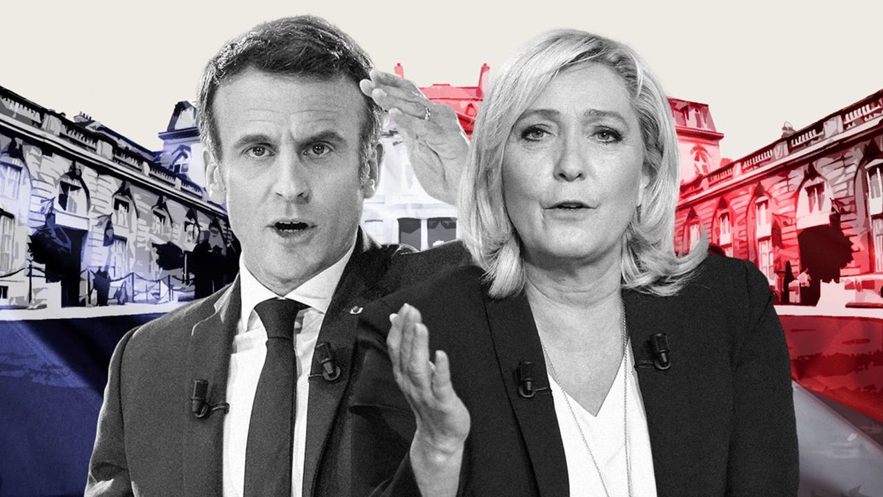 marine le pen macron score