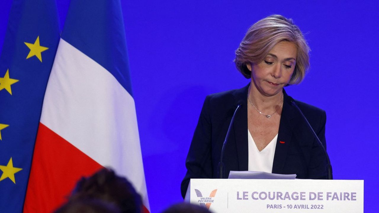 « Je n'ai pas réussi dans cette campagne atrophiée à me libérer de l'étau », Macron-extrême droite, a regretté Valérie Pécresse.