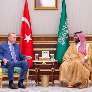 Le prince héritier saoudien, Mohammed ben Salmane (à droite), a reçu le président turc Recep Tayyip Erdogan à Djeddah fin avril.