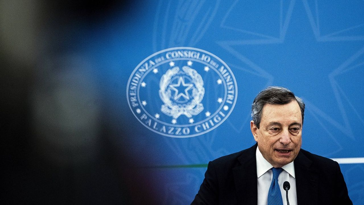 Mario Draghi, président du conseil italien
