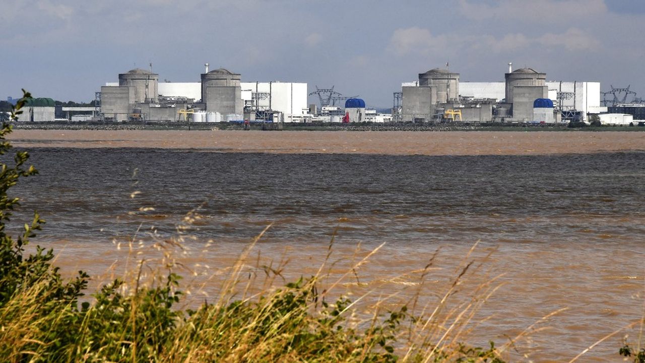 La centrale nucléaire du Blayais a fait l'objet d'une baisse de puissance pour des raisons environnementales.
