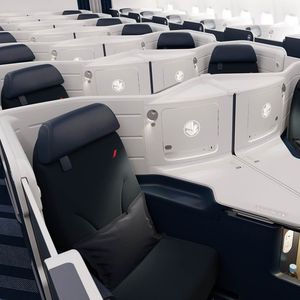 Les nouveaux fauteuils de la classe affaires d'Air France, fabriqués par Safran, auront une porte coulissante pour s'isoler.