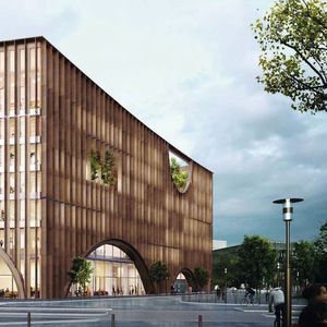 Conçu par les architectes autrichiens du cabinet Baumschlager Eberle, l'édifice sera lui-même innovant sur le plan énergétique.