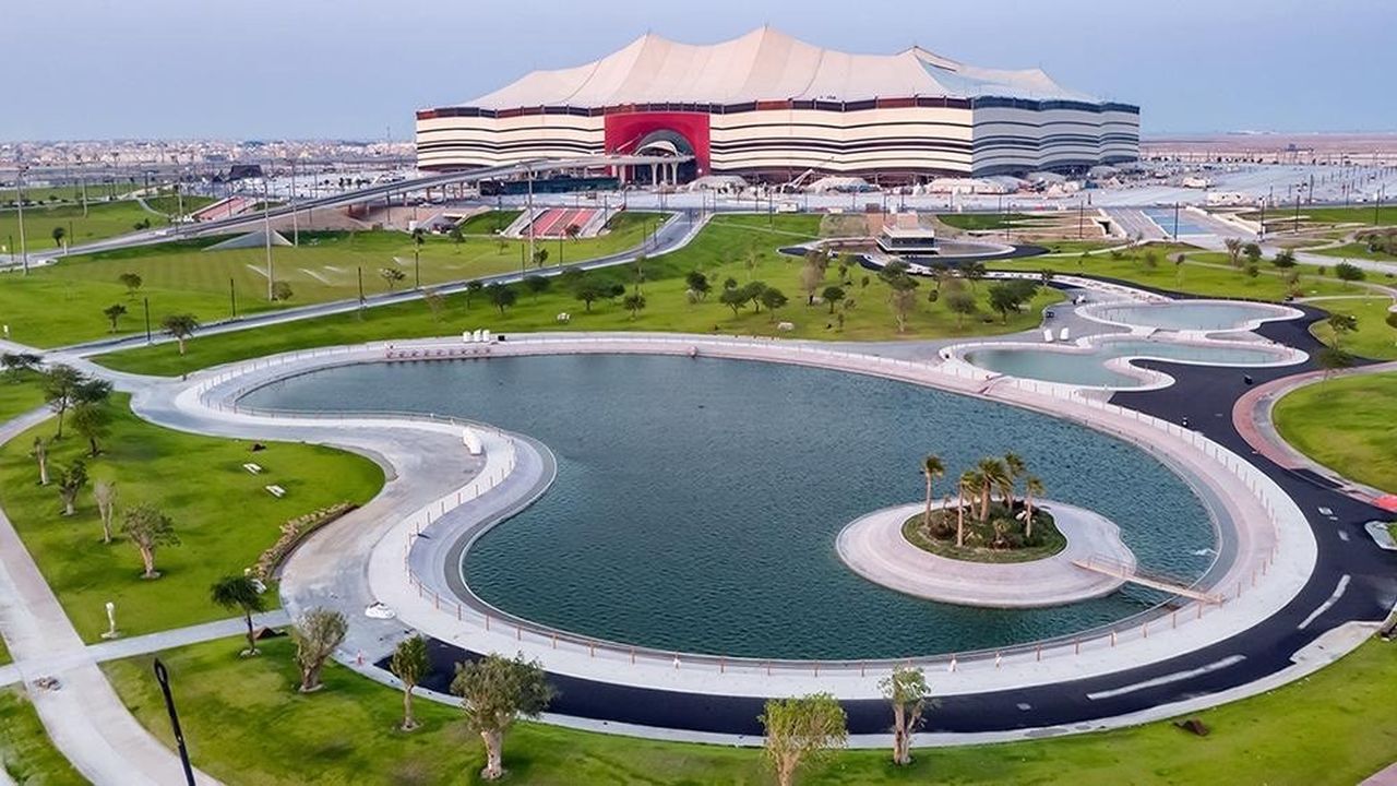 La désinfection de l'eau en extérieur est un impératif, vu la chaleur régnant au Qatar.