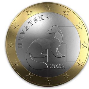 Le 3 février dernier, la banque nationale croate a dévoilé les motifs qui seront frappés sur les pièces en euros. Pour la pièce de 1 euros, c'est un dessin de martre - kuna en croate, le nom de la monnaie actuelle- qui a été retenu. La fourrure de martre servait de monnaie d'échange dans la région dans l'antiquité.