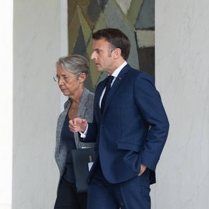 Emmanuel Macron et sa Première ministre, Elisabeth Borne, le 23 mai à l'Elysée.